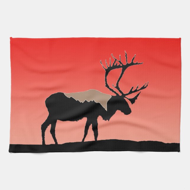Karibik bei Sunset - Original Wildlife Art Geschirrtuch (Horizontal)