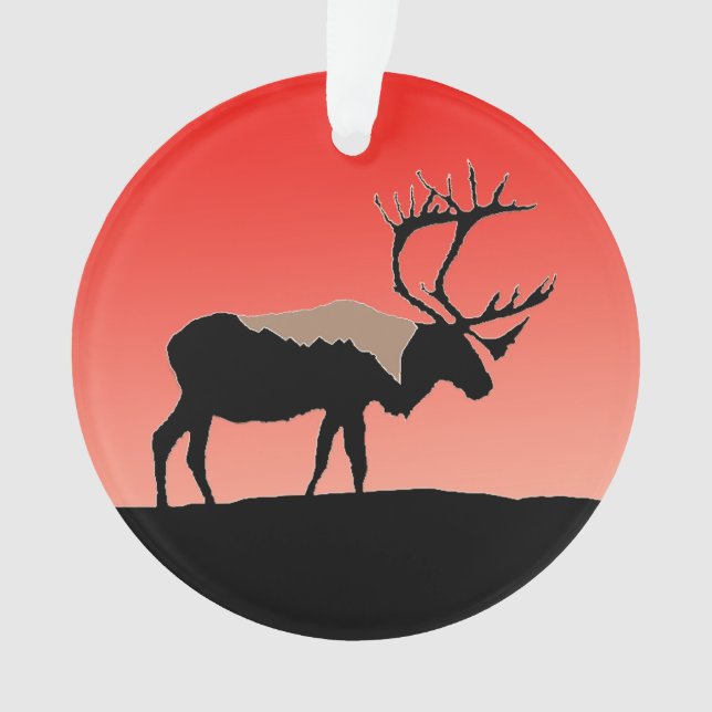 Karibik bei Sunset - Original Wildlife Art Ornament (Vorderseite)