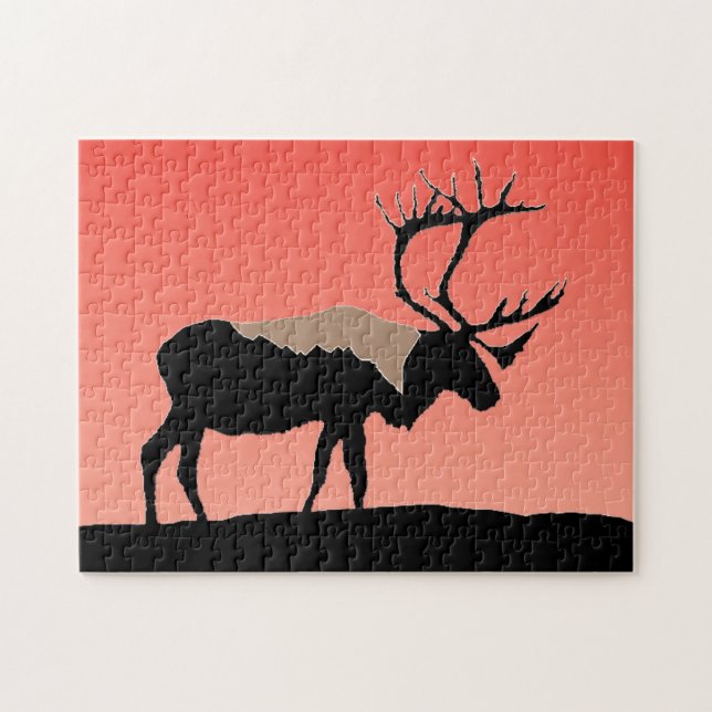 Karibik bei Sunset - Original Wildlife Art Puzzle (Horizontal)