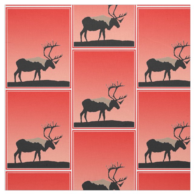 Karibik bei Sunset - Original Wildlife Art Stoff (Muster)