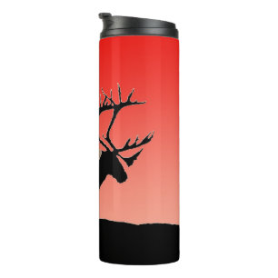 Karibik bei Sunset - Original Wildlife Art Thermosbecher