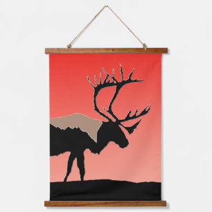 Karibik bei Sunset - Original Wildlife Art Wandteppich Mit Holzrahmen