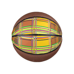 Karibik Buntes Tuch Madras Kariert Mini Basketball