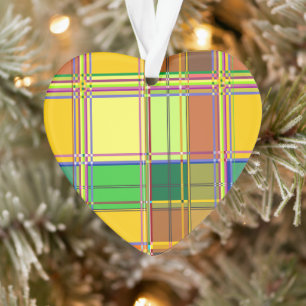 Karibik Buntes Tuch Madras Kariert Ornament