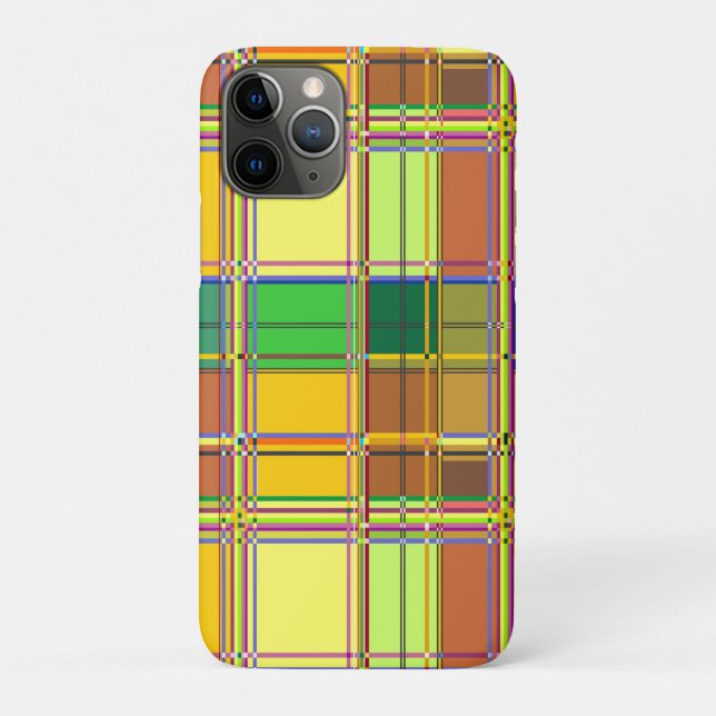 Karibik Buntes Tuch Madras Karo Case-Mate iPhone Hülle (Rückseite)