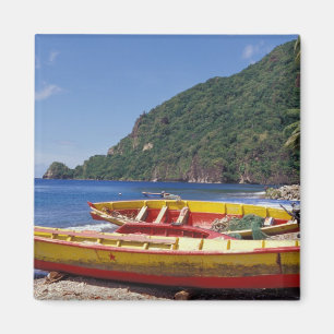 Karibik, BWI, St. Lucia, Segelboote, Soufriere. Magnet