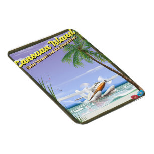 Karibik, Canouan Inseln Paradies Poster. Magnet