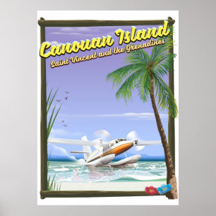 Karibik, Canouan Inseln Paradies Poster. Poster