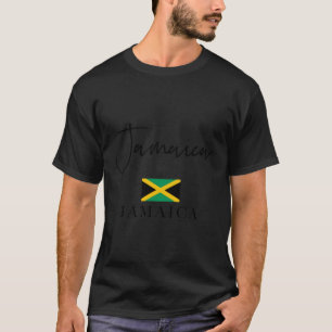 Karibik Flag Insel Jamaika T-Shirt