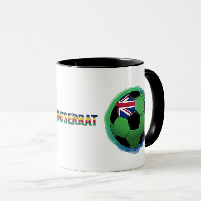 Karibik-Fußball – Montserrat Edition Tasse (VorderseiteRechts)