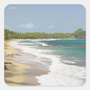 Karibik, GRENADA, Ostküste, Grenada Bay, Quadratischer Aufkleber