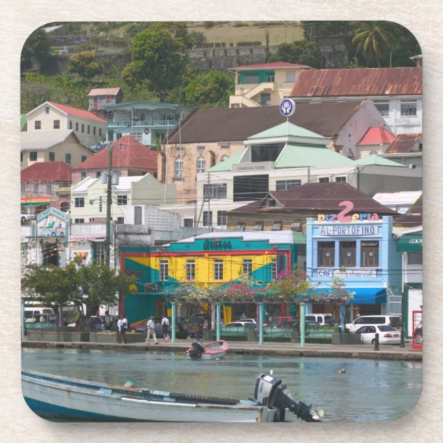 Karibik, GRENADA, St. George's, St. George's Getränkeuntersetzer (Vorderseite)