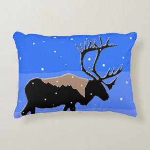Karibik im Winter - Original Wildlife Art Dekokissen
