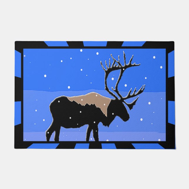 Karibik im Winter - Original Wildlife Art Fußmatte (Vorderseite)