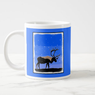 Karibik im Winter - Original Wildlife Art Jumbo-Tasse