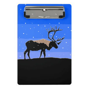 Karibik im Winter - Original Wildlife Art Mini Klemmbrett