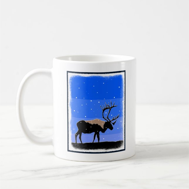 Karibik im Winter - Original Wildlife Art Tasse (Links)