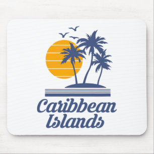 Karibik Inseln Strand Land Tourist Souvenir V Mousepad