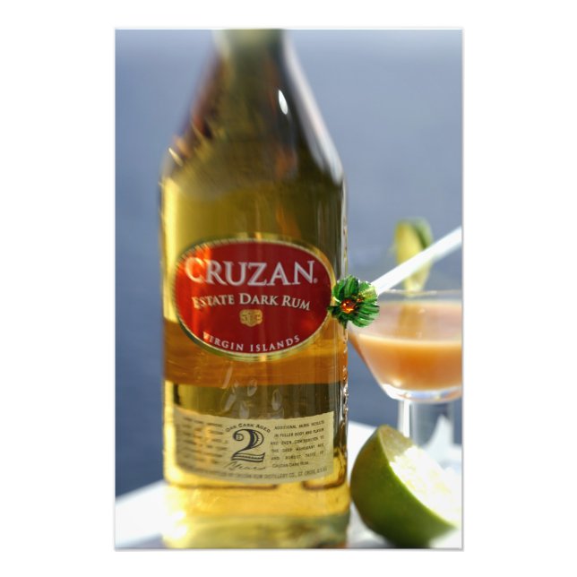 Karibik, Jungfrau Inseln. Cruzan Anwesen Dark Fotodruck (Vorne)