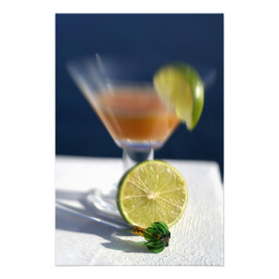 Karibik, Jungfrau Tropischer Rum-Punch Fotodruck