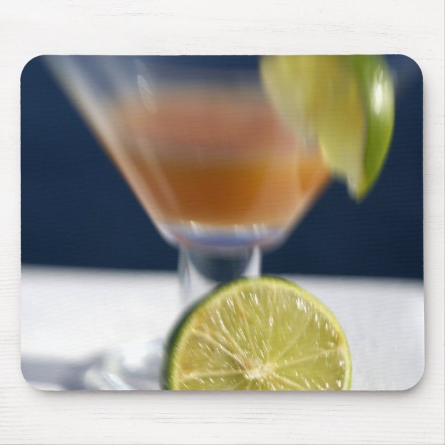 Karibik, Jungfrau Tropischer Rum-Punch Mousepad (Vorne)