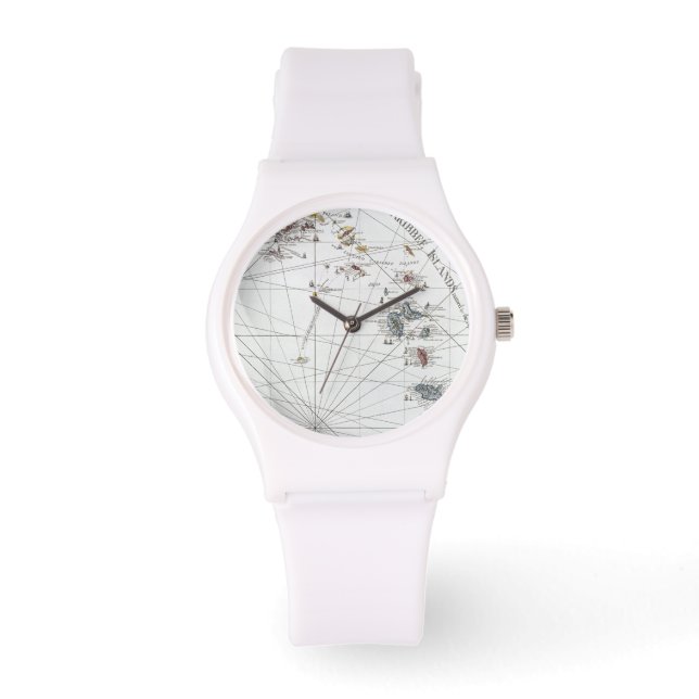 KARIBIK: KARTE, 1775 ARMBANDUHR (Vorderseite)