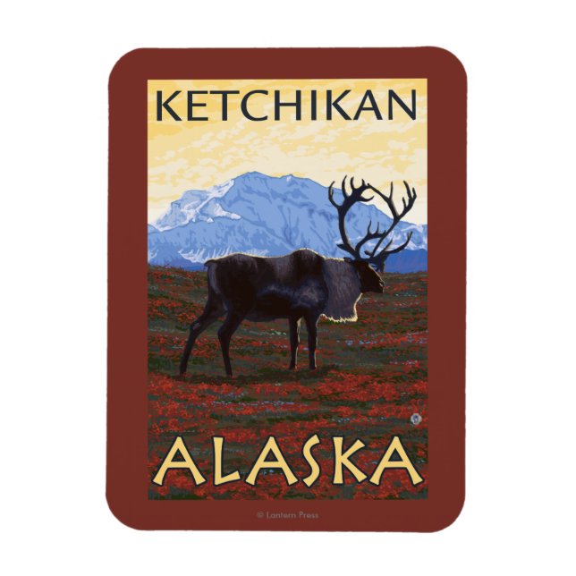 Karibik - Ketchikan, Alaska Magnet (Vertikal)