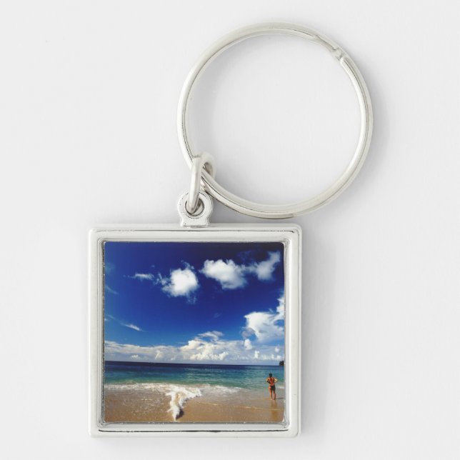 Karibik, Kleinere Antillen, Westindien, 2 Schlüsselanhänger (Vorne)