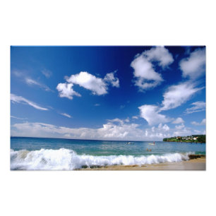 Karibik, Kleinere Antillen, Westindien, 5 Fotodruck