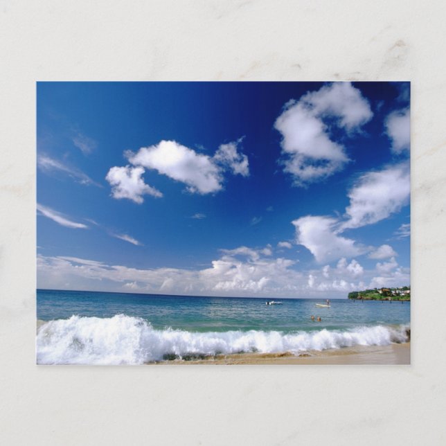 Karibik, Kleinere Antillen, Westindien, 5 Postkarte (Vorderseite)