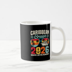 Karibik-Kreuzfahrt 2026 Urlaubsreise passend Famil Kaffeetasse
