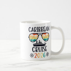 Karibik-Kreuzfahrt 2026 Urlaubsreise passend Famil Kaffeetasse