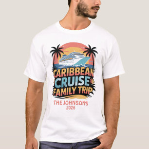 Karibik-Kreuzfahrt Familienreise Benutzerdefiniert T-Shirt