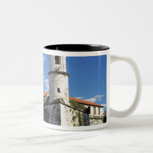 Karibik, Kuba, Havanna. Alt-Havanna, Castillo Zweifarbige Tasse