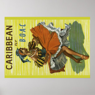 Karibik-Reiseposter Poster