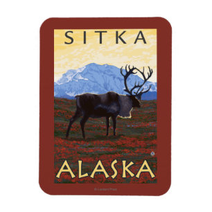 Karibik - Sitka, Alaska Magnet