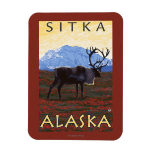 Karibik - Sitka, Alaska Magnet