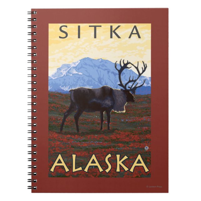 Karibik - Sitka, Alaska Notizblock (Vorderseite)