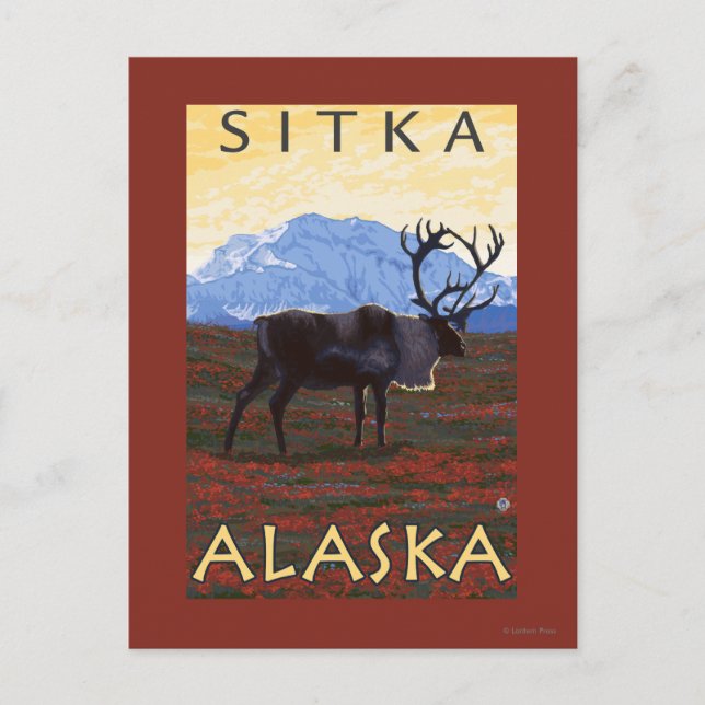 Karibik - Sitka, Alaska Postkarte (Vorderseite)