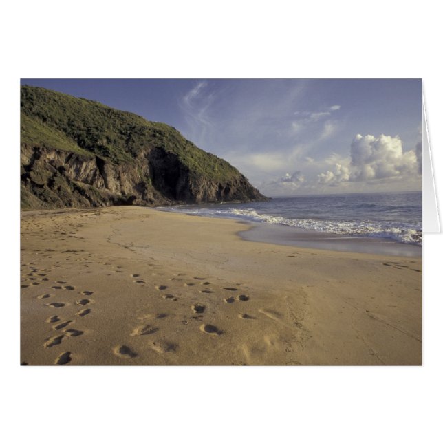 Karibik, St. Kitts. Footprints auf dem Atlantik (Vorderseite (Horizontal))