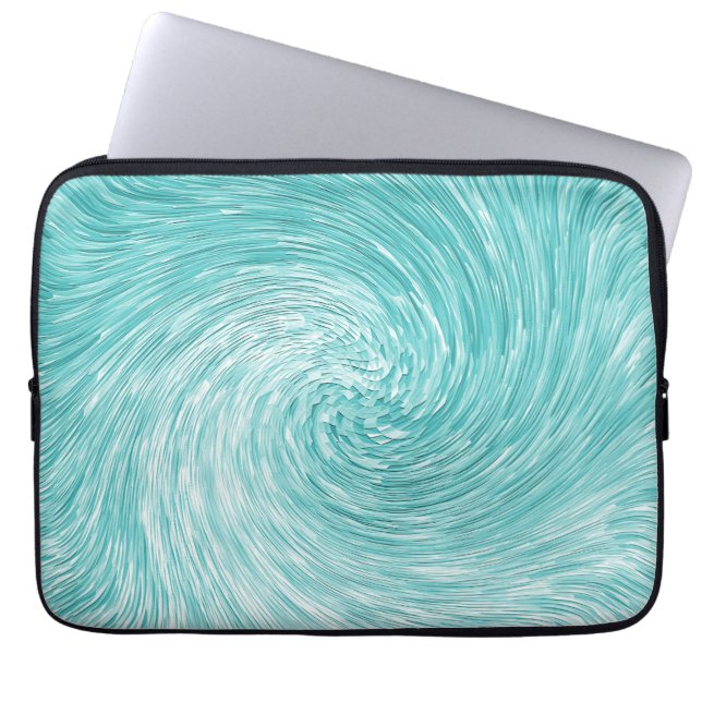 Karibik Swirl...... Laptopschutzhülle (Vorderseite)
