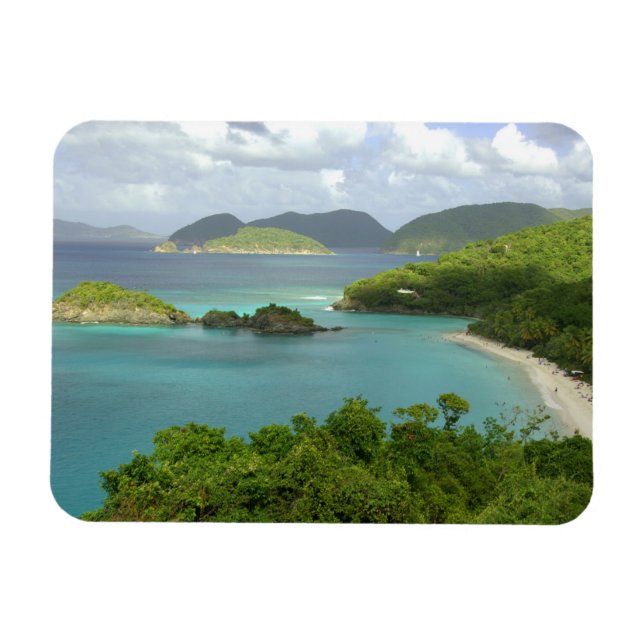 Karibik, U.S. Jungfrau Islands, St. John, Trunk 2 Magnet (Horizontal)