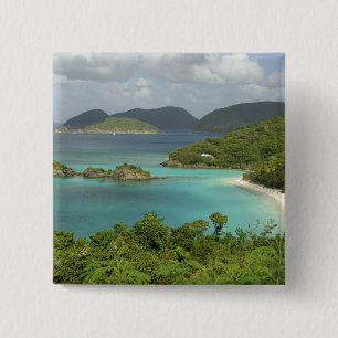 Karibik, U.S. Jungfrau Islands, St. John, Trunk Button