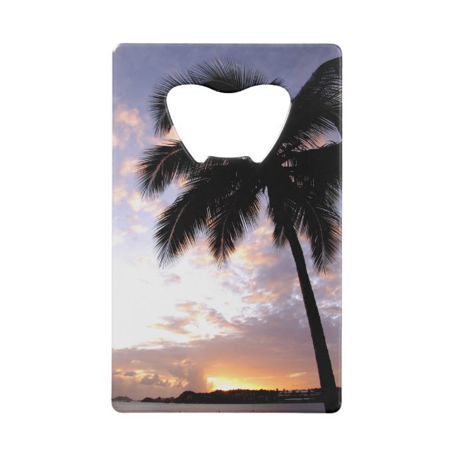 Karibik, U.S. Jungfrau Islands, St.Thomas, 3 Kreditkartenflaschenöffner (Vorderseite)