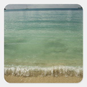 Karibik, U.S. Jungfrau Islands, St.Thomas, 4 Quadratischer Aufkleber