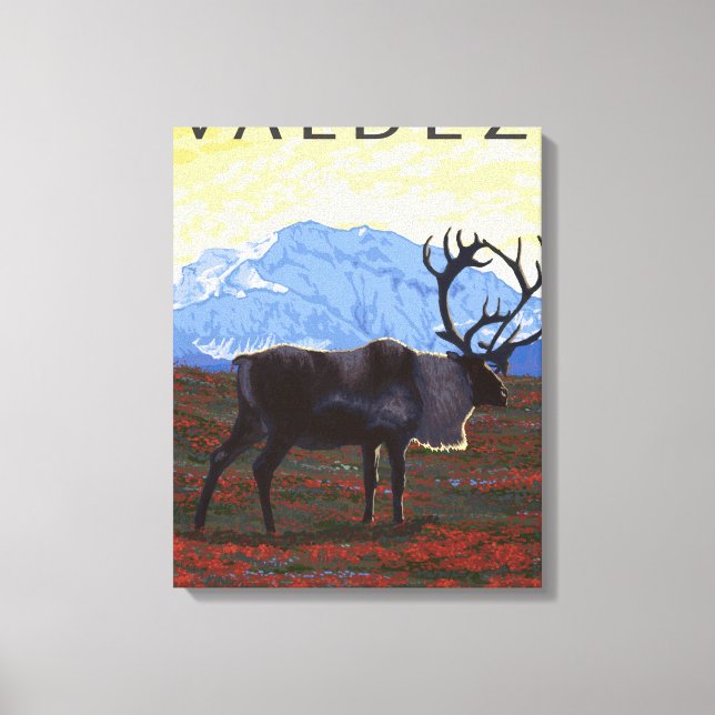 Karibik - Valdez, Alaska Leinwanddruck (Vorderseite)