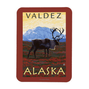 Karibik - Valdez, Alaska Magnet