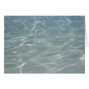 Karibik Wasser Abstrakt blauer Natur