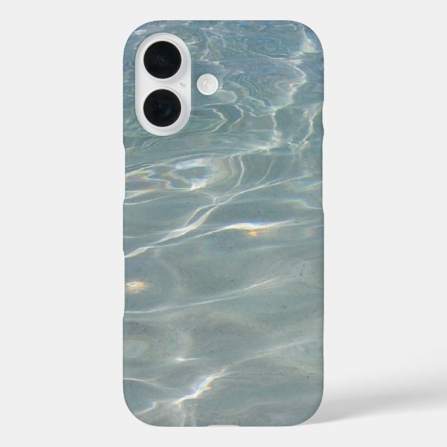 Karibik Wasser Abstrakt blauer Natur Case-Mate iPhone Hülle (Rückseite)