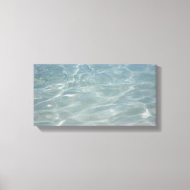 Karibik Wasser Abstrakt blauer Natur Leinwanddruck